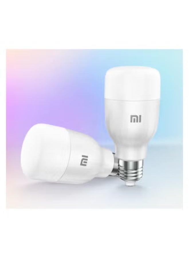 شاومي (3 قطعة) لمبة شاومي Xiaomi Mi Smart LED Essential White and Color GPX4021 |  درجة حرارة لون قابلة للتعديل، 16 مليون لون، تحكم عبر Wi-Fi، متوافق مع أليكسا وGoogle Assistant  - Image 4
