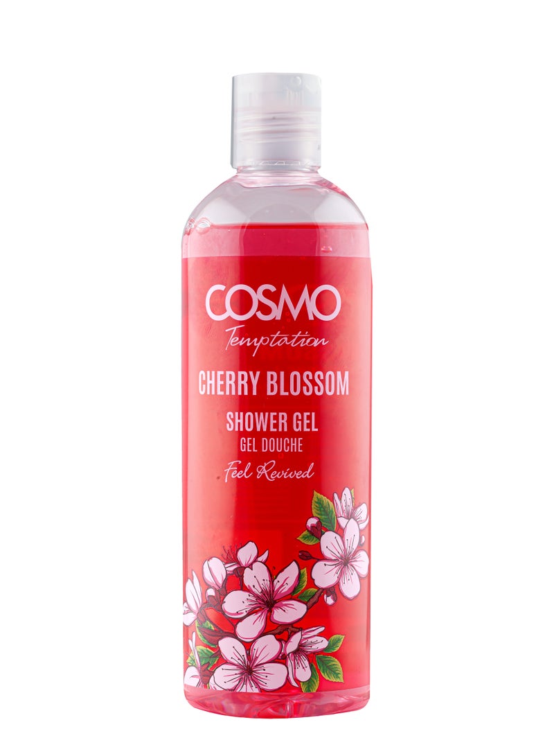 Cosmo Temptation Cherry Blossom Shower Gel 480ml for Men and Women
