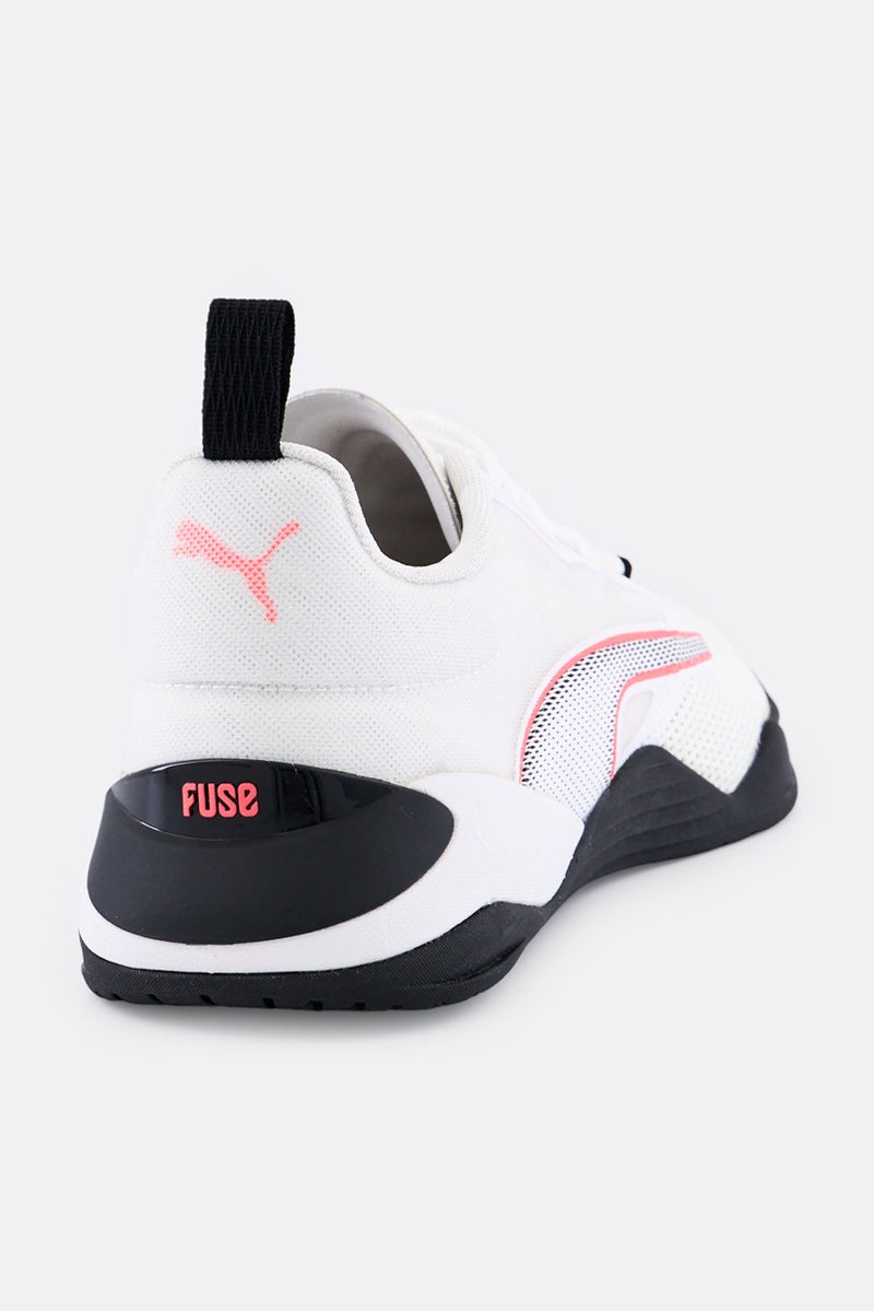 PUMA Women Fuse 2,0 Lace Up Running Shoes, White - Image 3