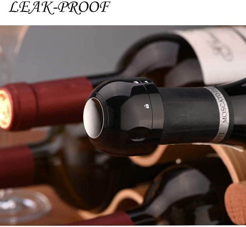 DANSR DANSR Wine Corks 1Pack Champagne Corks and 1Pack Wine Corks Reusable Silicone Sealing Wine Corks Lock Design Wine Corks 1 Champagne Stopper 1 Wine Stopper  - Image 3