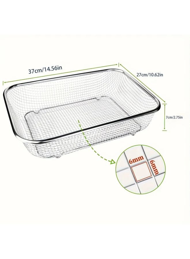 1pc Stainless Steel Soil Sieve 14 Mesh Gardening Sieve for Rock Filtering Sand Rust Proof Handheld Soil Sifter - Image 4