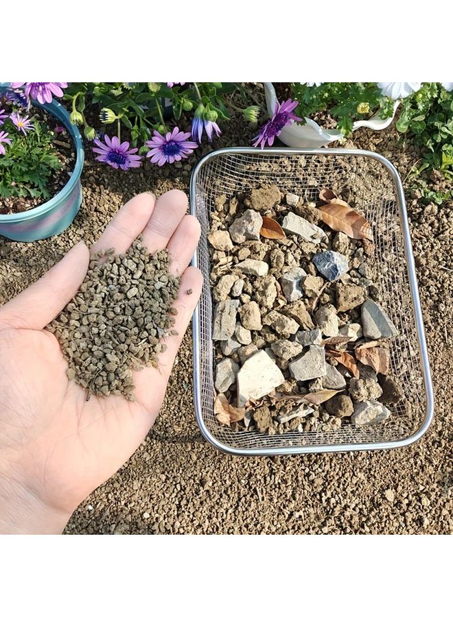 1pc Stainless Steel Soil Sieve 14 Mesh Gardening Sieve for Rock Filtering Sand Rust Proof Handheld Soil Sifter - Image 2