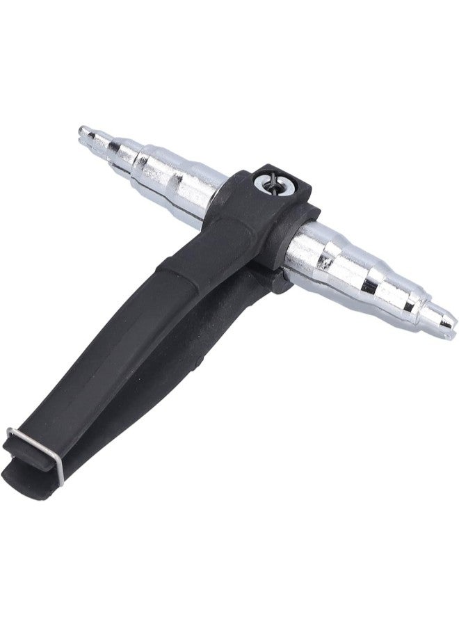 كلاراكو أداة توسيع الأنابيب النحاسية مع زنبرك رجوع لإصلاح مكيف الهواء، أداة توسيع من سبائك الزنك والحديد (أسود) - Image 2