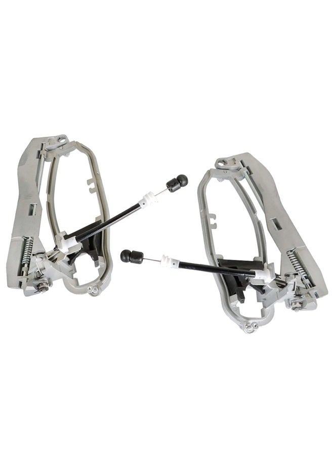 LABLT Front Left and Right Exterior Door Handle Frame Carriers Replacement for BMW X5 E53 2000 2001 2002 2003 2004 2005 2006 51218243615 51218243616 - Image 4