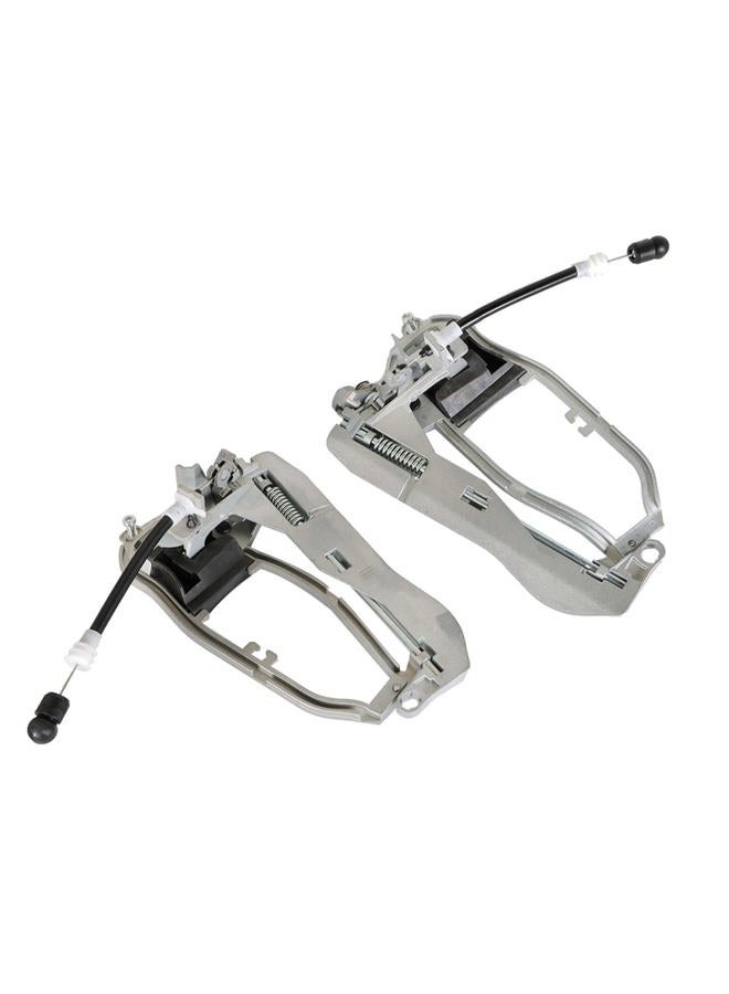 LABLT Front Left and Right Exterior Door Handle Frame Carriers Replacement for BMW X5 E53 2000 2001 2002 2003 2004 2005 2006 51218243615 51218243616 - Image 5