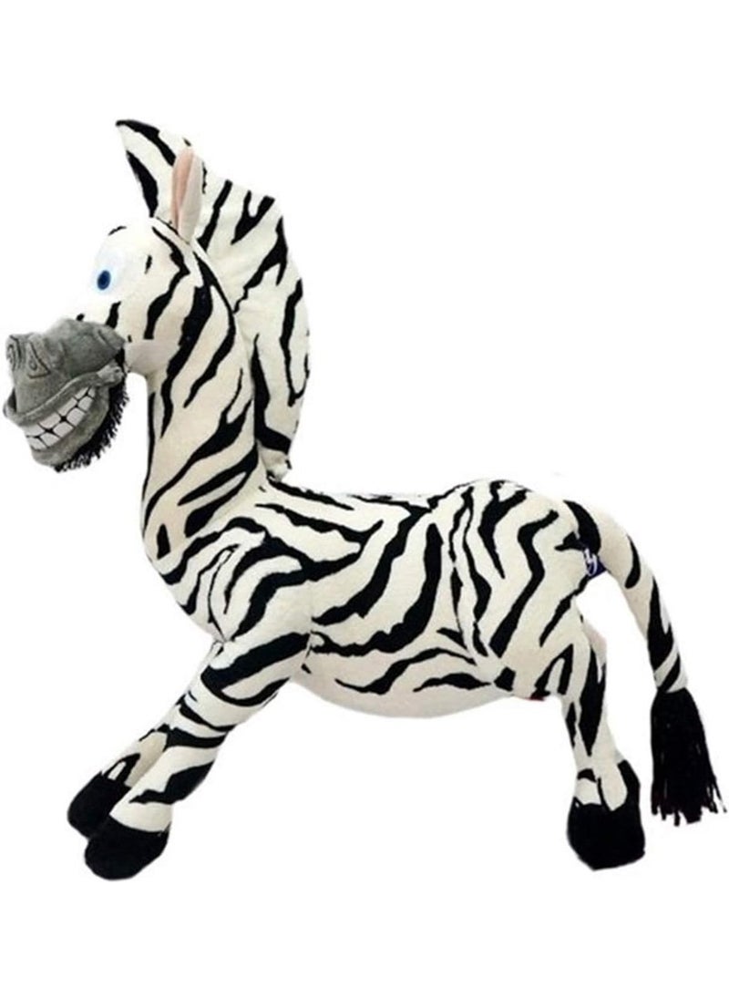 Generic - 6 Madagascar Plush Toys Cartoon Lion Giraffe Penguin Zebra Hippopotamus Doll Gift Toys - Image 1