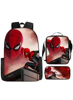 Spider-Man Spider-Man Student Backpack Three-Piece Set 29*16*42cm 