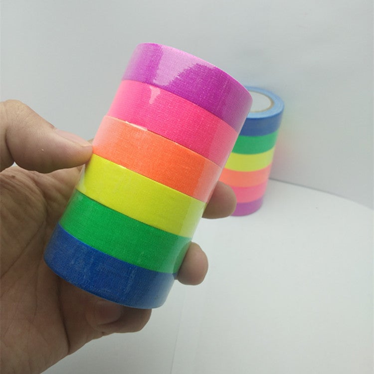 Fluorescent Uv Cotton Tape Matte High Viscosity Luminous Purple Light Tape Film And Television Stage Magic Props Performance - Image 3