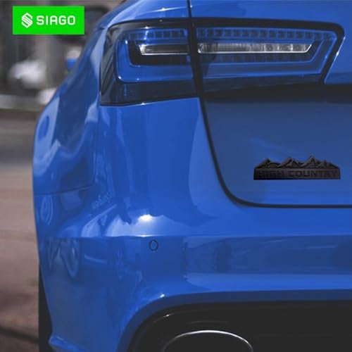 SIAGO SIA271 Premium High Country Metal Car Sticker - Durable & Stylish Auto Emblem for Vehicles - Customizable Designs - Easy Installation - Weather-Resistant & Long-Lasting - Image 3