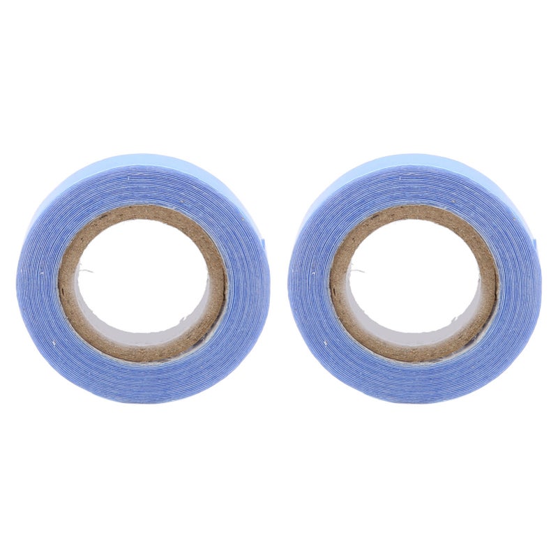 2pcs Double Sided Wig Adhesive Tape Roll Strong Adhensive Hair Extension Wig Hair Support Tape for Home Salon Blue - Image 4