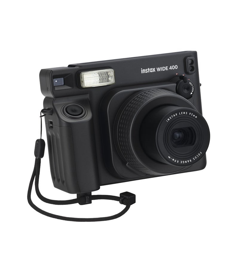 FUJIFILM instax WIDE 400 instant film camera, Automatic exposure and flash control, uses our largest film format which is sold separately. Item colour midnight black - Image 3