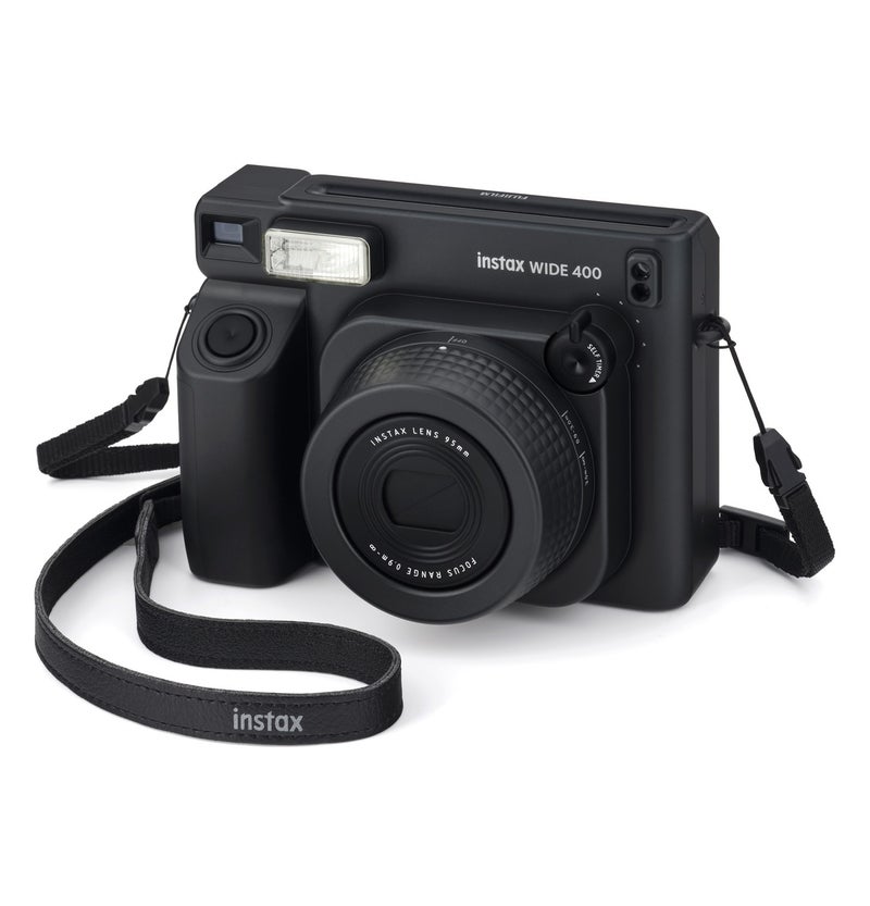 FUJIFILM instax WIDE 400 instant film camera, Automatic exposure and flash control, uses our largest film format which is sold separately. Item colour midnight black - Image 2