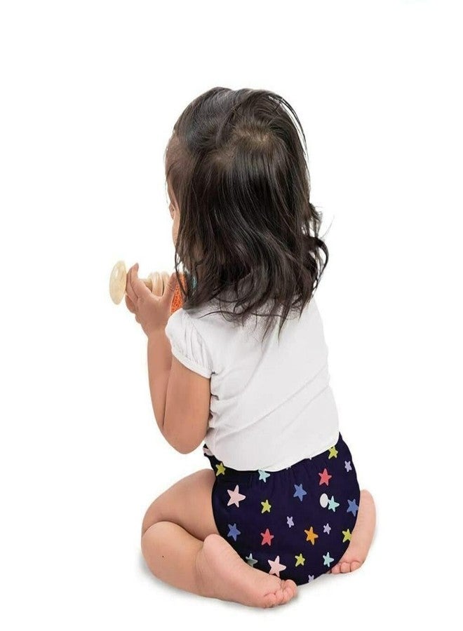 N M Z Baby Diaper,Adjustable Washable cotton baby diaper,Washable and Reusable Cloth Diaper for babies 0-3 Years,Cotton Baby Diaper With Insert Pads (1Pc)(Multi Colour) - Image 4