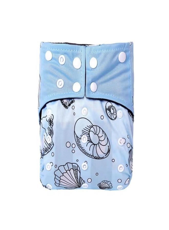 N M Z Baby Diaper,Adjustable Washable cotton baby diaper,Washable and Reusable Cloth Diaper for babies 0-3 Years,Cotton Baby Diaper With Insert Pads (1Pc)(Multi Colour) - Image 1