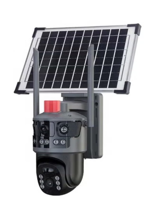 JAJEEK VC13-4G PRO Solar Security Camera – 8MP/6MP HD Wireless Outdoor 4G CCTV with AI Motion Detection, Color Night Vision, 2-Way Audio, SIM Card Support, Waterproof, Solar Powered, App Control for Home & Farm - Image 1