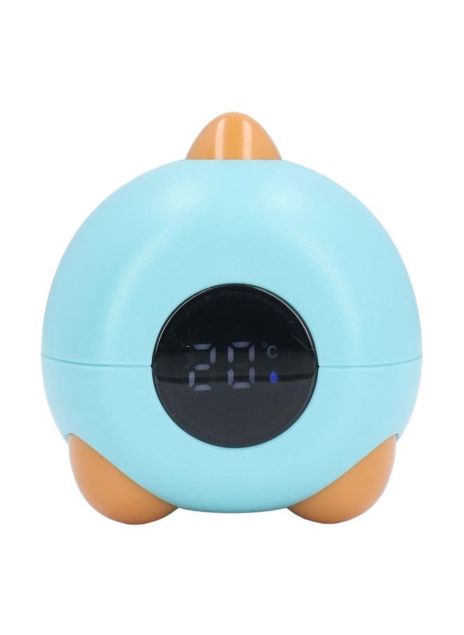Thoraya - Baby Bath Thermometer Dinosaur Shaped Cute Cartoon Safety LED Display Portable Baby Water Temperature Measurement Blue - Image 1