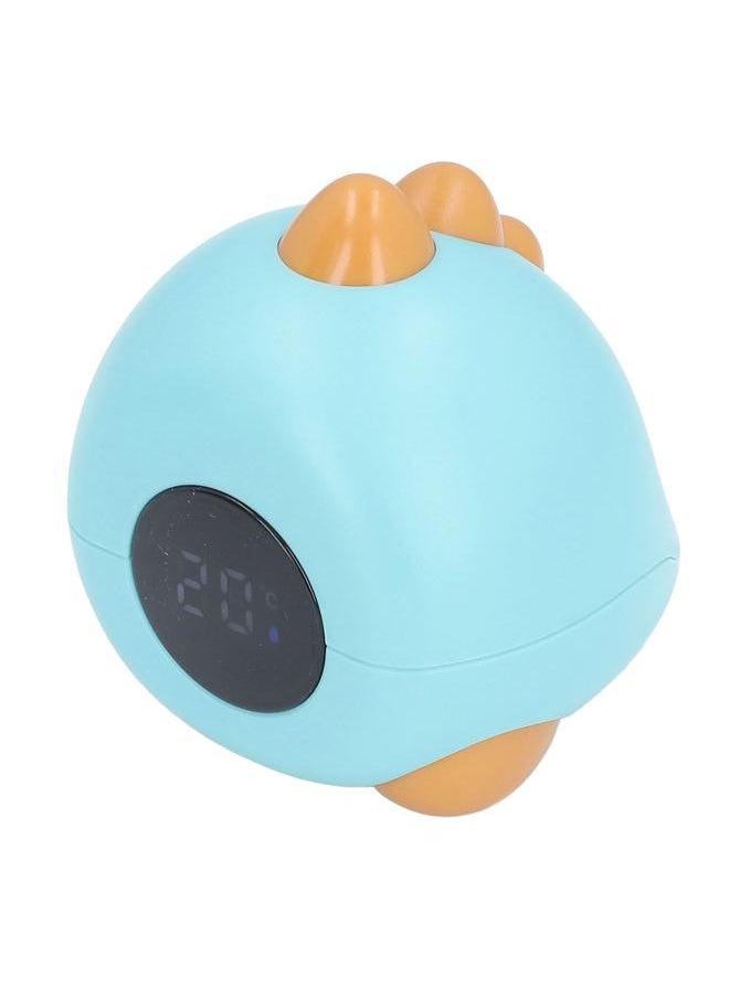 Thoraya - Baby Bath Thermometer Dinosaur Shaped Cute Cartoon Safety LED Display Portable Baby Water Temperature Measurement Blue - Image 1