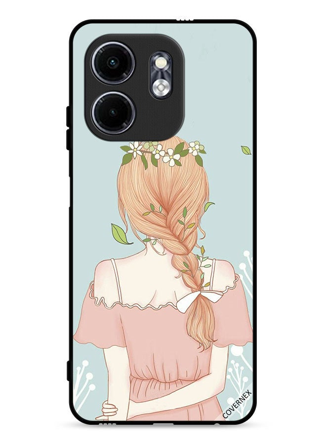 Covernex Infinix Smart 9 4G Protective Case Cover Standing Girl Looking Cute - Image 1