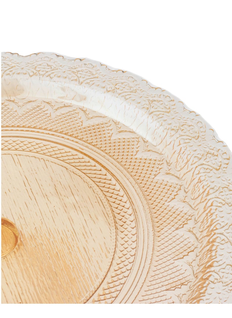 Dania Base glass cake plate with lid, size 30 cm height 10 cm  - Image 3