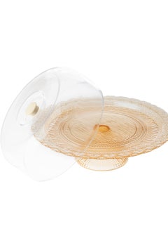 Dania Base glass cake plate with lid, size 30 cm height 10 cm  - Image 2