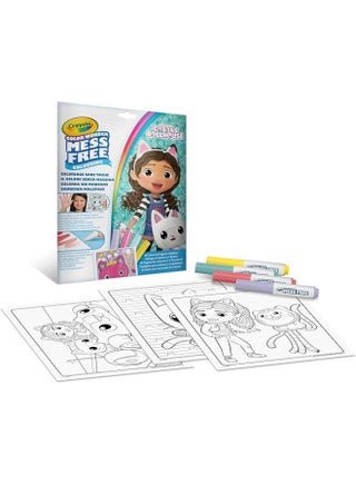 Color Wonder - Coloring Set with 18 Colouring Pages and 4 Markers Without Stain, Gabby's Dollhouse, Creative Activity for Children from 3 Years, International Version, 75-2816 - pzsku/Z4617579B4EE50A5D3E14Z/45/_/1736842549/39af4c16-42db-4a46-accf-85959f68cd2a
