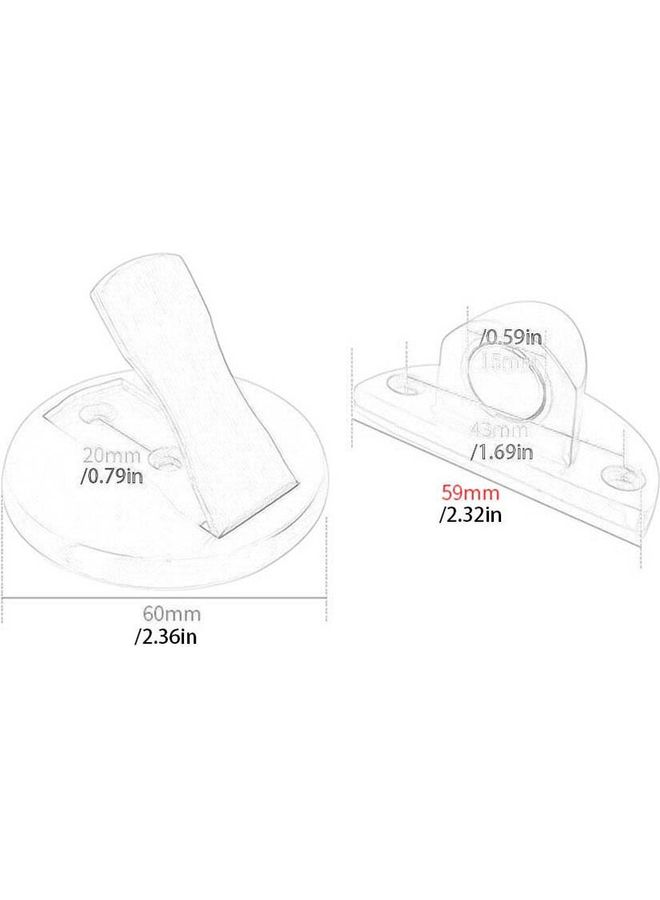 NIBEMINENT Resistance Anti-Collision Suction Door Stopper Black  - Image 3