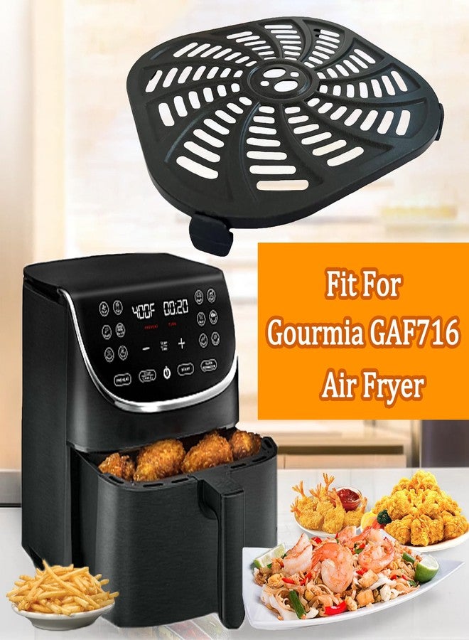 GSZN صينية شواء GSZN سعة 7 كوارت لقلايات جورميا الهوائية GAF716، صينية شواء مطورة للقلايات الهوائية، رف شبكي لقلي الطعام المقرمش لقلايات جورميا الهوائية سعة 7 كوارت، غير لاصقة، آمنة للغسل في غسالة الأطباق - Image 2