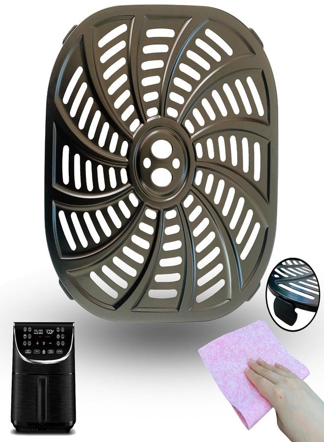 GSZN صينية شواء GSZN سعة 7 كوارت لقلايات جورميا الهوائية GAF716، صينية شواء مطورة للقلايات الهوائية، رف شبكي لقلي الطعام المقرمش لقلايات جورميا الهوائية سعة 7 كوارت، غير لاصقة، آمنة للغسل في غسالة الأطباق - Image 1