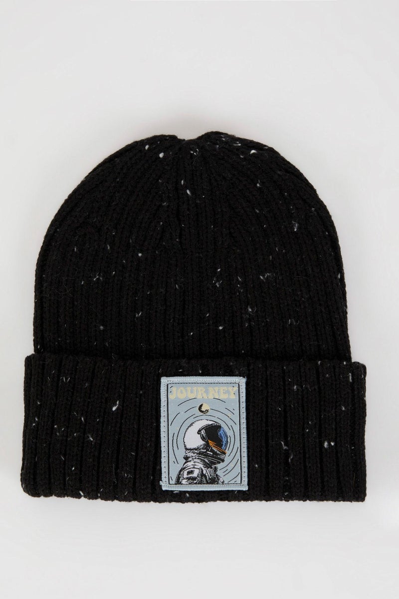 DeFacto Black Boy Ribbed Knit Beanie Casual - Image 2