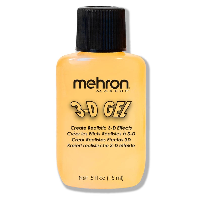 Mehron Makeup 3D Gel Gelatin Special Effects Makeup Halloween FX Scarring Gel Fake Skin for Stage Screen Theater Cosplay and Halloween 5 oz Clear - Image 3