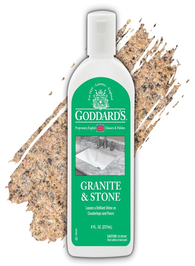 Goddard's Granite & Marble Polish - Clean and Shine Countertops, Tile, and Stone with Carnauba Wax - Water Stain Protection, 8oz - Image 1