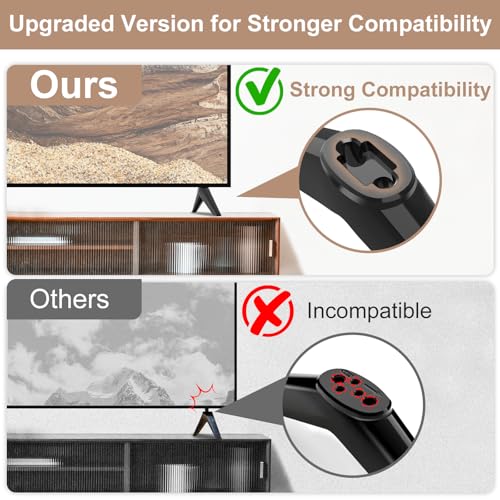 Varghesyla TV Legs Replacement for Toshiba TV Stand Base for Toshiba 32L310U18 32L310U19 32L310U20 32L220U 43LF421U19 50L420U TV Stand Legs for Toshiba with Screws (Upgraded Version) - Image 3