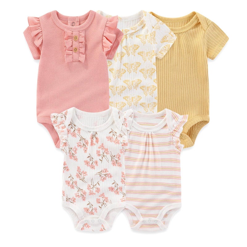 JELYLOVE Unisex Baby Boy Girl Pants Sets 10 pack Cotton Casual New born Clothes Comfort Infant Outfit - Image 2
