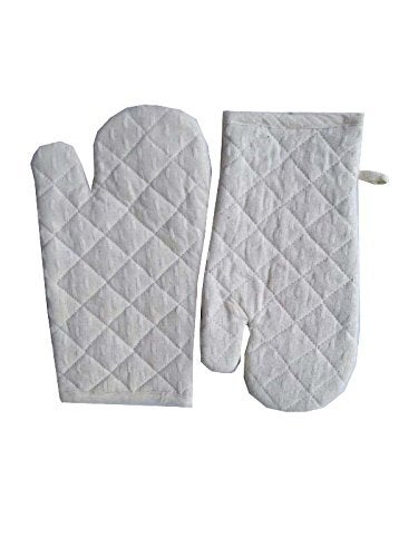 Tidy Off White Colour Cotton Kitchen Linen Set Pack of 2Pcs