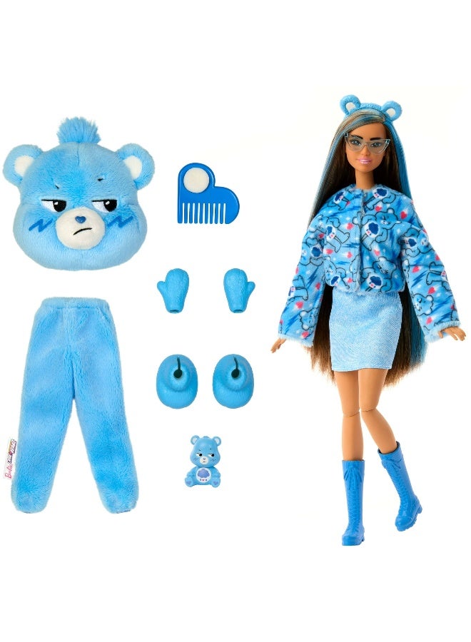 Barbie Care Bears Series Cutie Reveal  Doll - Grumpy Bear (30 cm) - Image 3