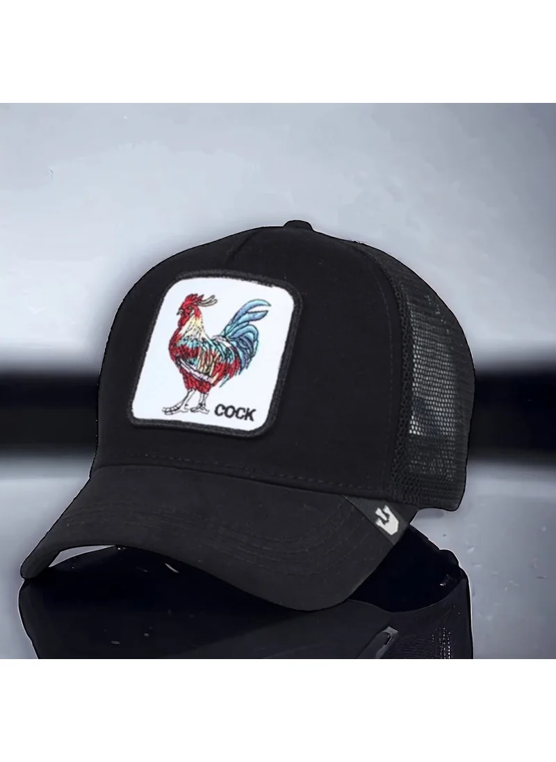 Higo Turkey Rooster Figured Mesh Baseball Hat