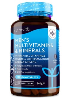 Nutravita Men's Multivitamins and Minerals180 Vegan Tablets  - Image 1