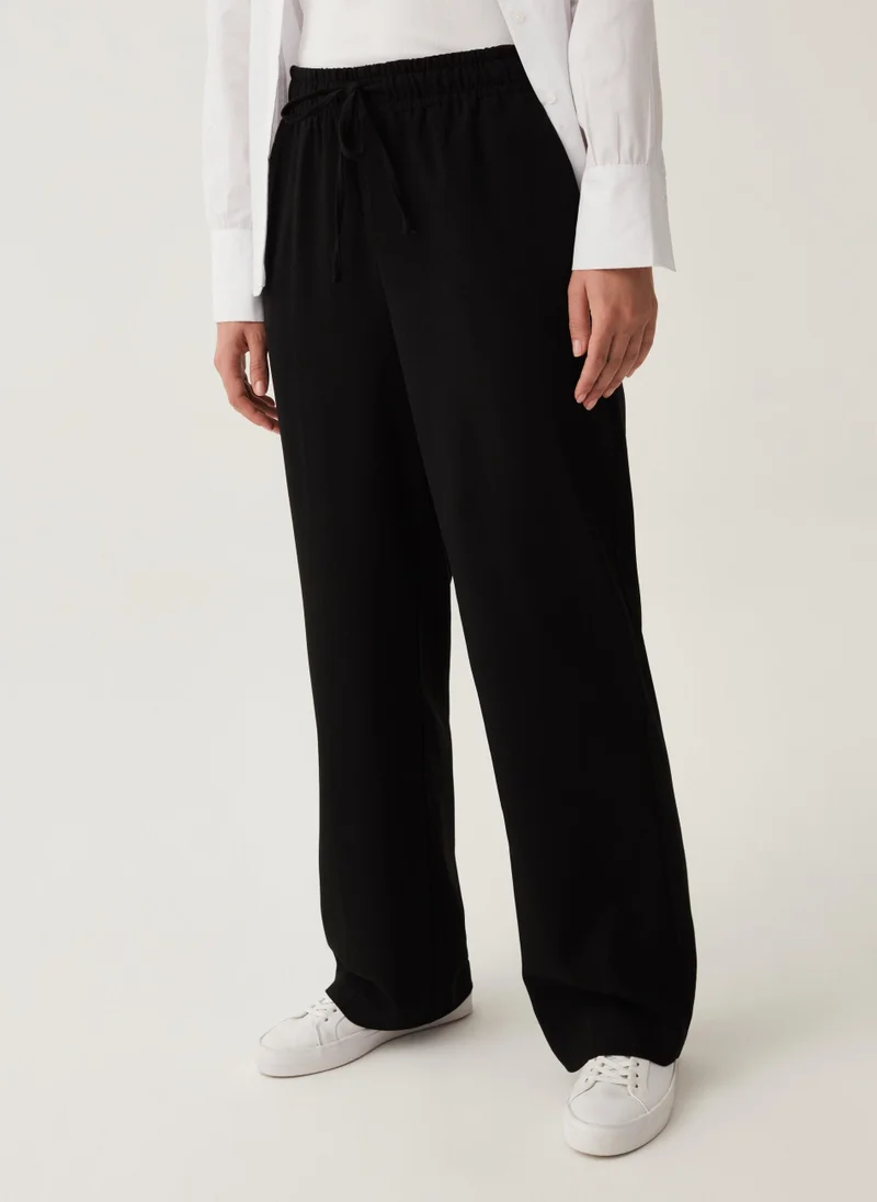 او في اس Stretch joggers with drawstring