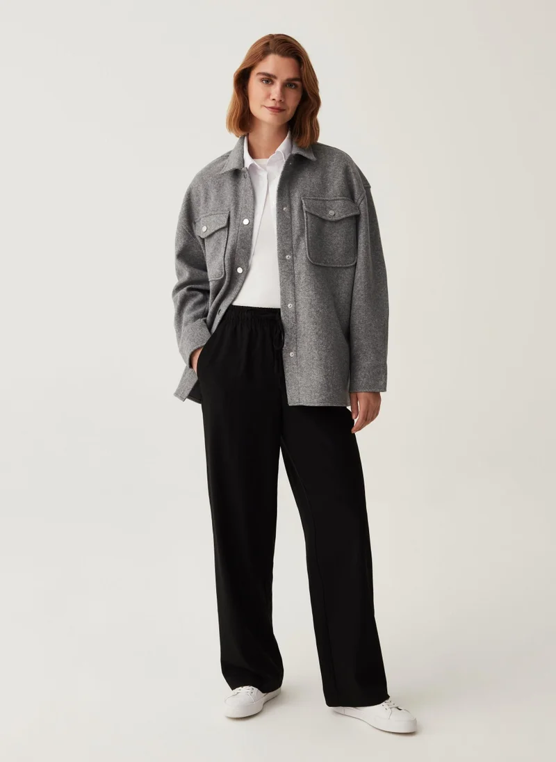 Ovs Stretch joggers with drawstring