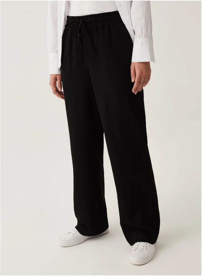 او في اس Stretch joggers with drawstring