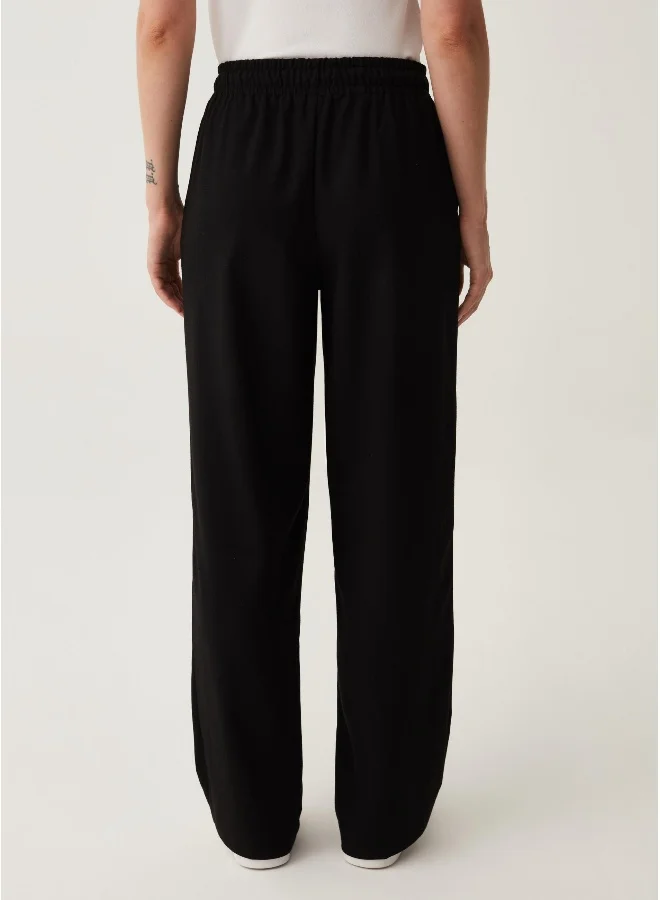 او في اس Stretch joggers with drawstring