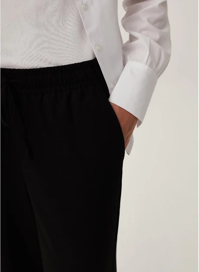 او في اس Stretch joggers with drawstring