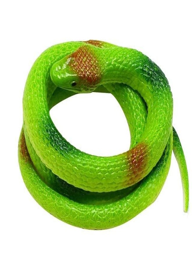 Munmoll Realistic Cobra Snake Prank Toy for Kids (Multi Color 28 -inch)Pack of 4 - Image 2