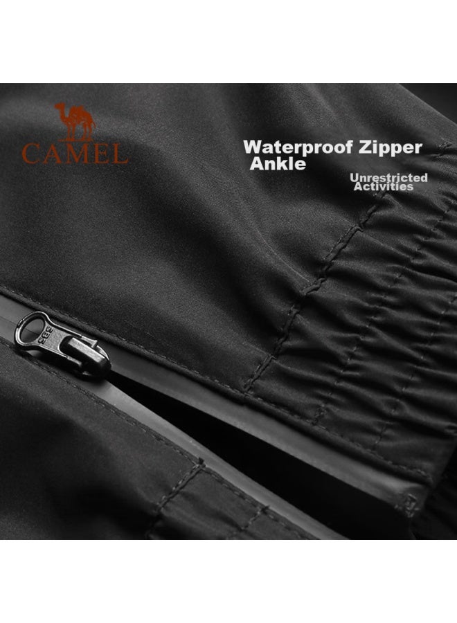 camel Camel Men's Hiking Pants, Waterproof And Windproof, Casual Outdoor Mountaineering And Skiing Trousers, Cargo Pants, Long Pants, A13ca49047  - Image 2