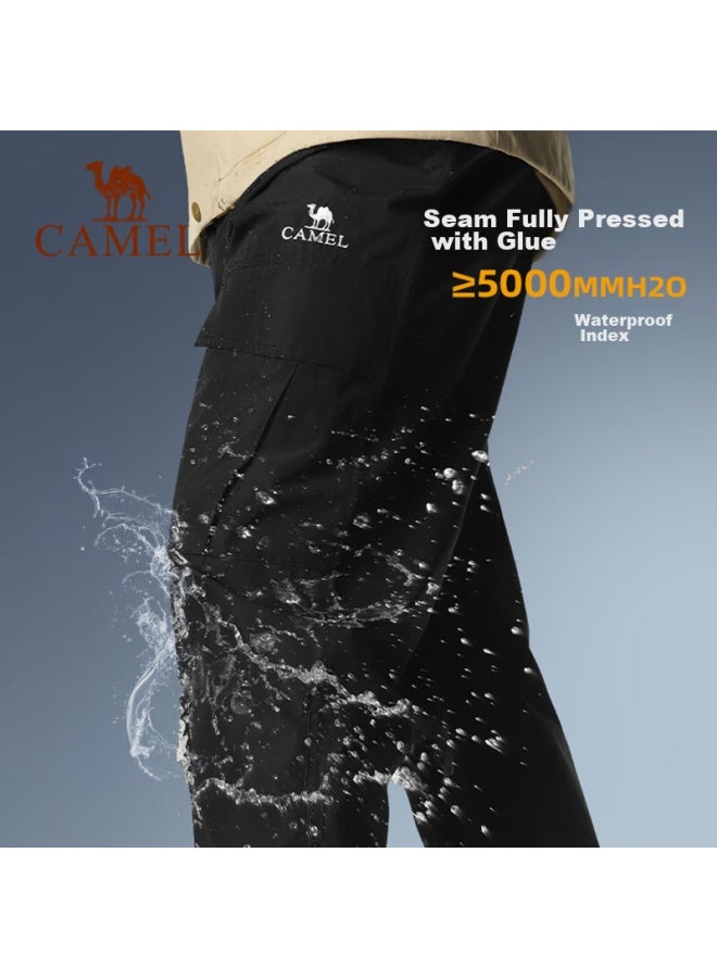 camel Camel Men's Hiking Pants, Waterproof And Windproof, Casual Outdoor Mountaineering And Skiing Trousers, Cargo Pants, Long Pants, A13ca49047  - Image 3