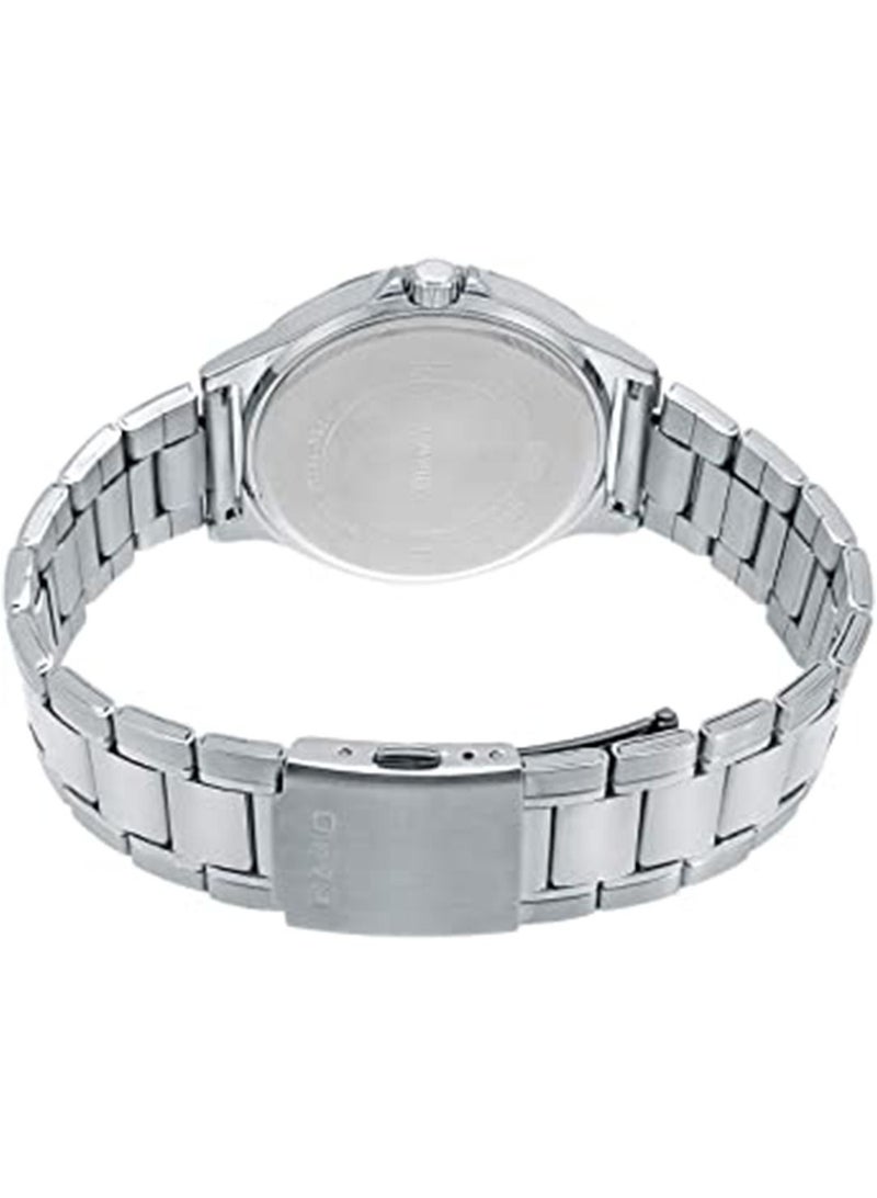 CASIO Men's Enticer Water Resistant Analog Watch MTP-V300D-7AUDF - 47 mm - Silver - Image 2