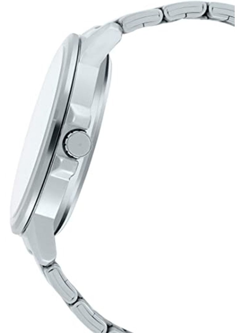 CASIO Men's Enticer Water Resistant Analog Watch MTP-V300D-7AUDF - 47 mm - Silver - Image 3