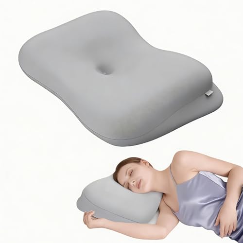 VADSBO Sleep Pillow Ergonomic Contour Design Cooling Memory Foam Pillows for Neck Support, Side & Back Sleepers Gray - Image 1