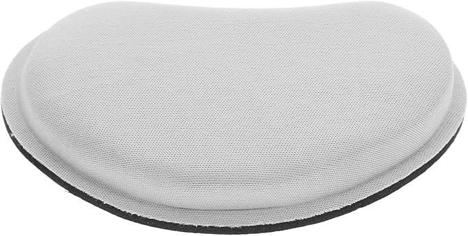Ergonomic Mouse Pad With Soft Gel Wrist Support For Keyboard And Laptop Desk Grey - Image 1