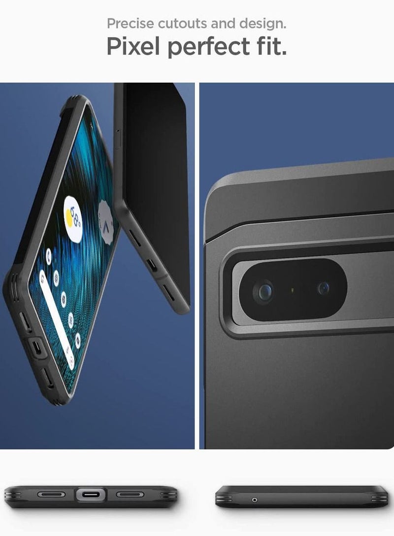 Spigen Tough Armor Google Pixel 7 Case Cover with Extreme Impact Foam - Black - Image 4
